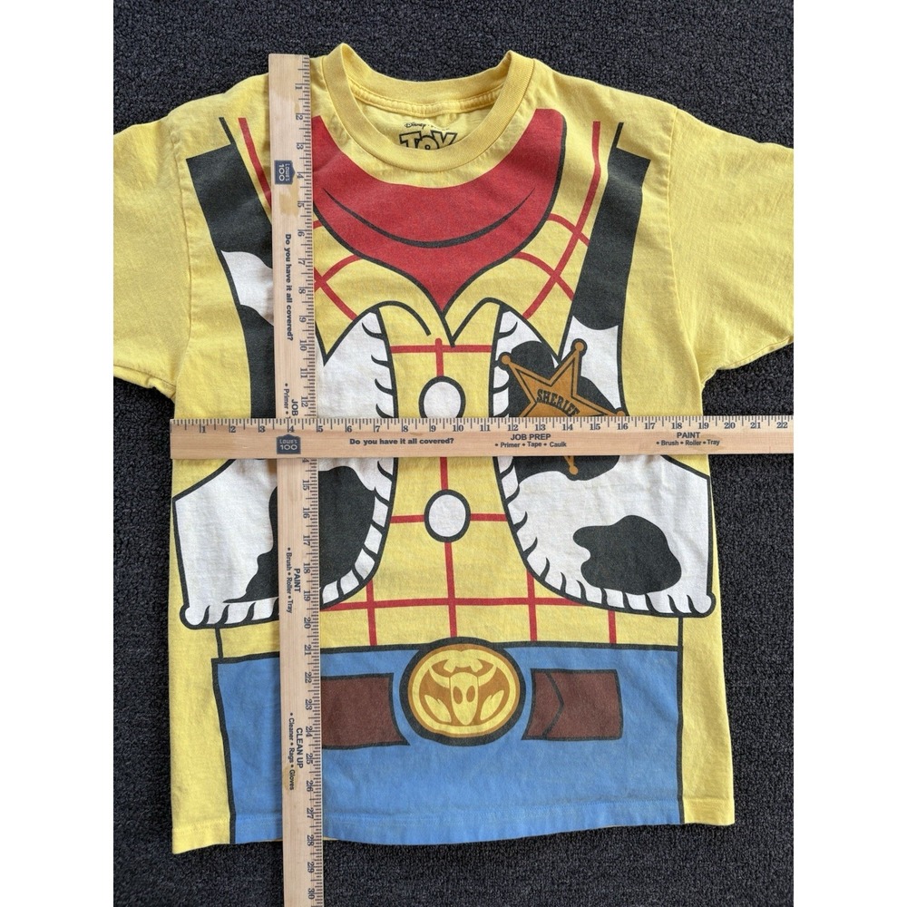 Adult Toy Story Woody Replica Cowboy Halloween Cosplay Costume Shirt Large - Picture 4 of 4